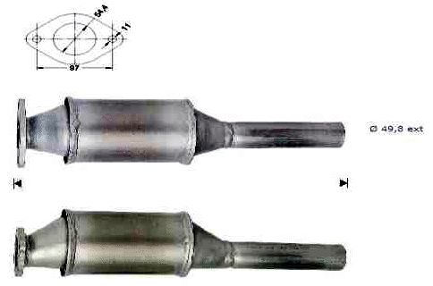 Catalyseur VEGAZ GmbH FTK-959