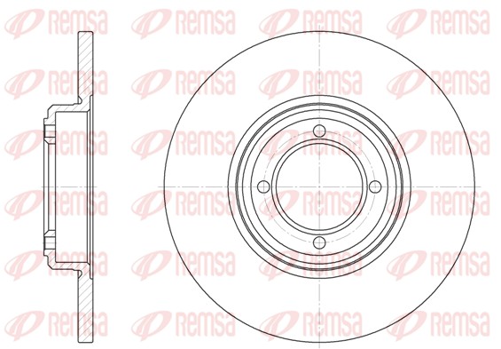Disque de frein REMSA 6261.00
