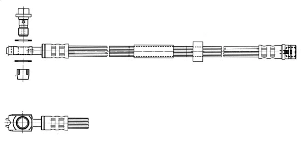 Flexible de frein CEF 512563