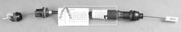 Tirette à câble, commande d'embrayage BORG & BECK BKC2049