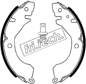 Jeu de mâchoires de frein fri.tech. 1064.157