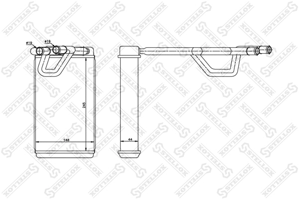 Système de chauffage STELLOX 10-35214-SX