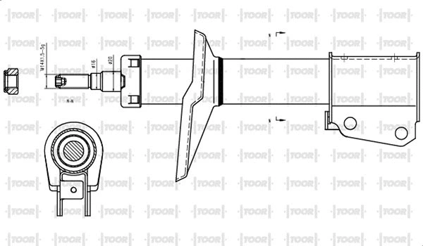 Amortisseur TOOR SG12570