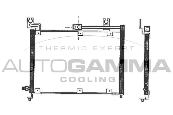 Condenseur, climatisation AUTOGAMMA 102792