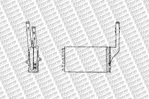 Système de chauffage STORM QUALITY PARTS 20004