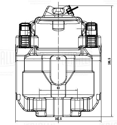 Étrier de frein TRIALLI CF 052313