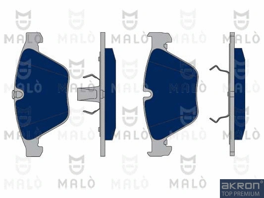 Kit de plaquettes de frein, frein à disque AKRON-MALÒ 1050082