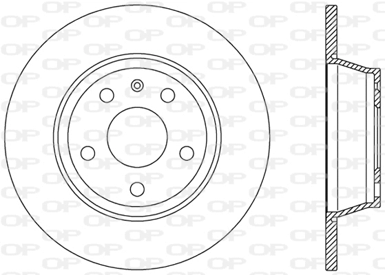 Disque de frein OPEN PARTS BDR2449.10