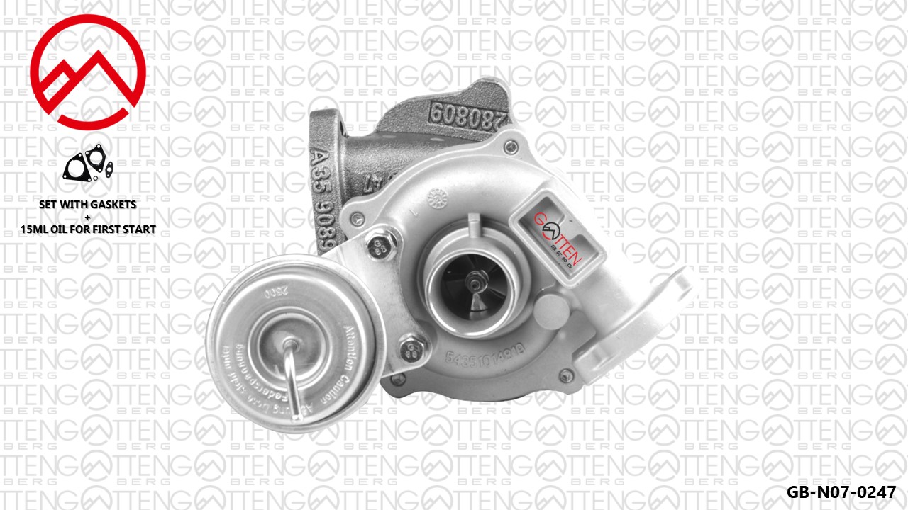 Turbocompresseur, suralimentation OES PARTS GB-N07-0247