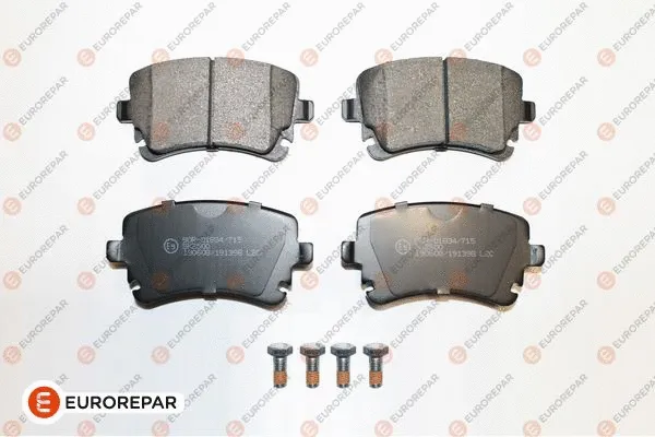 Kit de plaquettes de frein, frein à disque EUROREPAR 1639377180