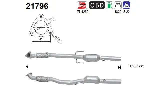 Catalyseur AS 21796