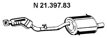 Silencieux arrière VEGAZ GmbH BS-279EBER