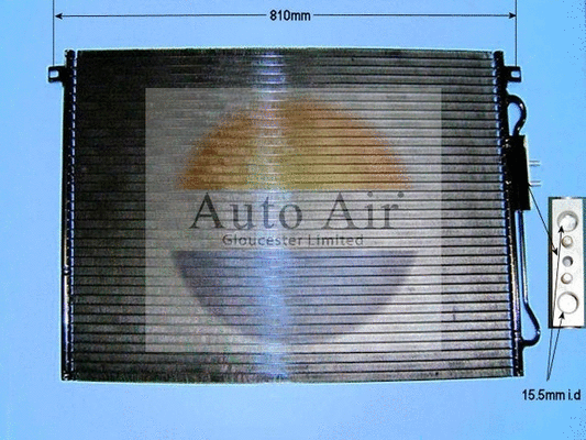 Condenseur, climatisation AUTO AIR GLOUCESTER 16-1047