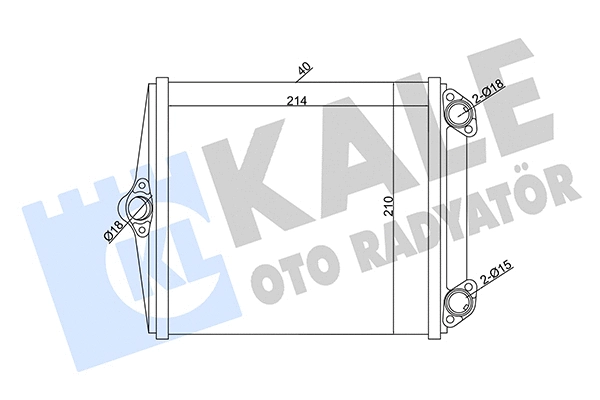 Système de chauffage KALE OTO RADYATÖR 346645