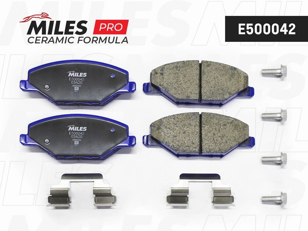 Kit de plaquettes de frein, frein à disque MILES E500042