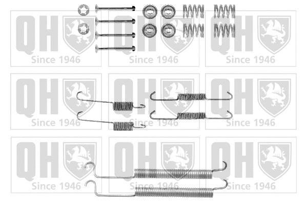 Kit d'accessoires, mâchoire de frein QUINTON HAZELL BFK402