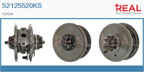 Groupe carter, turbocompresseur REAL 52125520KS