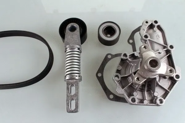 Pompe à eau+Jeu de courroie trapézoïdale à nervures GK K980301D