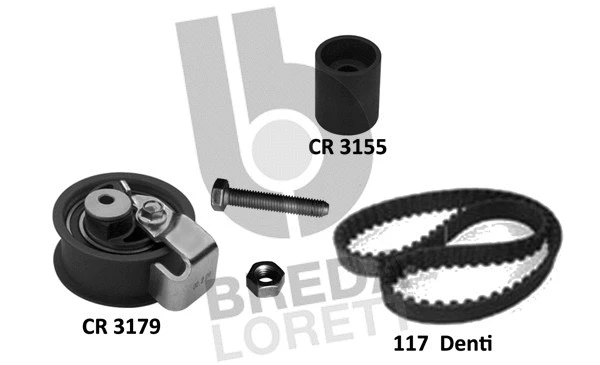 Kit de courroie crantée BREDA LORETT KCD0769