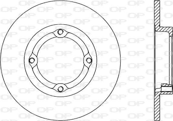 Disque de frein OPEN PARTS BDR1497.10