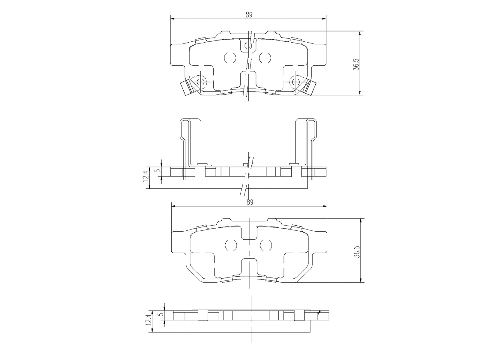 Kit de plaquettes de frein, frein à disque A.Z. Meisterteile AZMT-44-022-1399