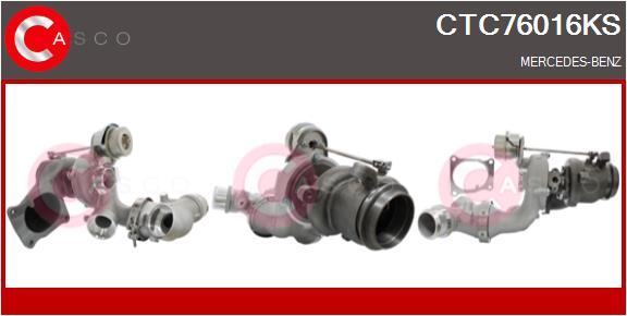 Turbocompresseur, suralimentation CASCO CTC76016KS