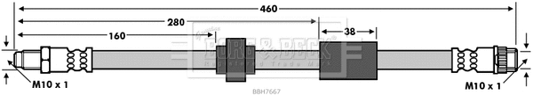 Flexible de frein BORG & BECK BBH7667