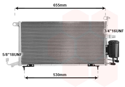 Condenseur, climatisation VAN WEZEL 49005026