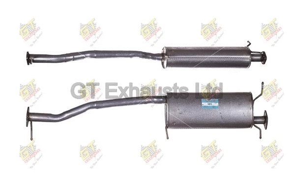Silencieux central GT Exhausts GKA013