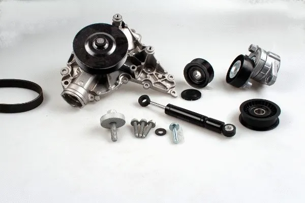 Pompe à eau+Jeu de courroie trapézoïdale à nervures GK K980417A
