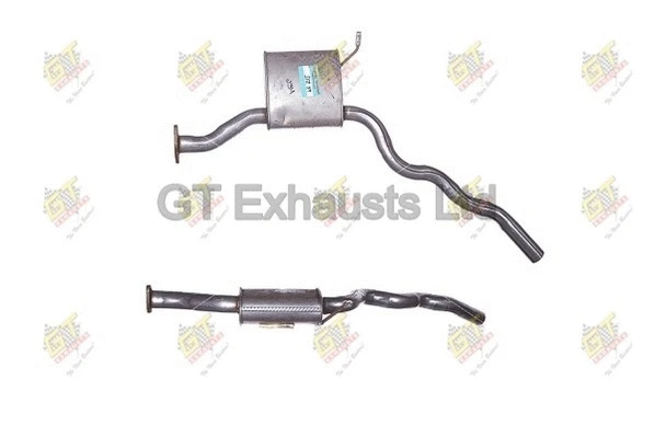 Silencieux central GT Exhausts GFE332