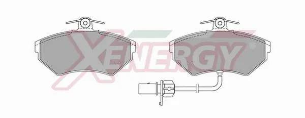 Kit de plaquettes de frein, frein à disque AP XENERGY X40644