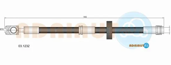 Flexible de frein ADRIAUTO 03.1232