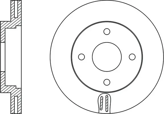 Disque de frein FIT FR0721V