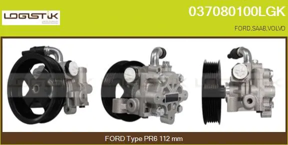 Pompe hydraulique, direction LGK 037080100LGK