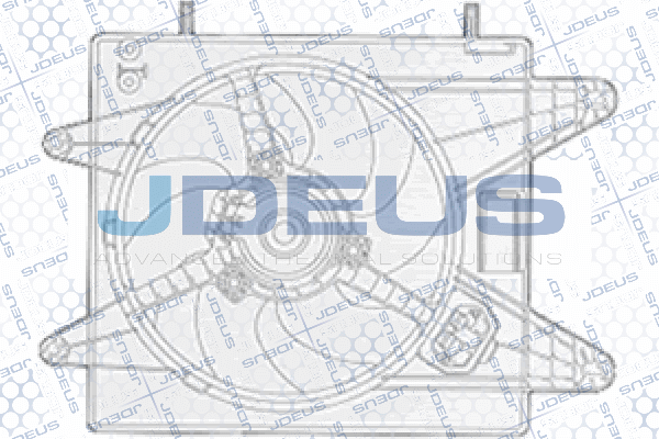 Ventilateur, refroidissement du moteur JDEUS EV809000