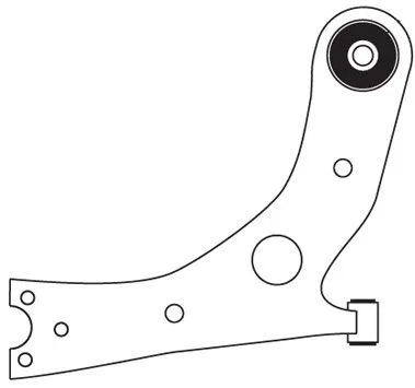 Bras de liaison, suspension de roue FRAP F3148