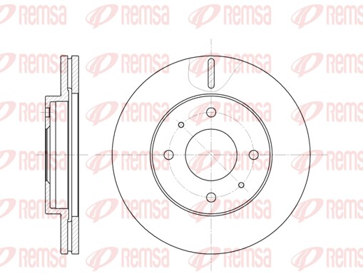 Disque de frein REMSA 6391.10