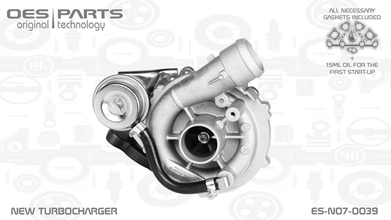 Turbocompresseur, suralimentation OES PARTS ES-N07-0039