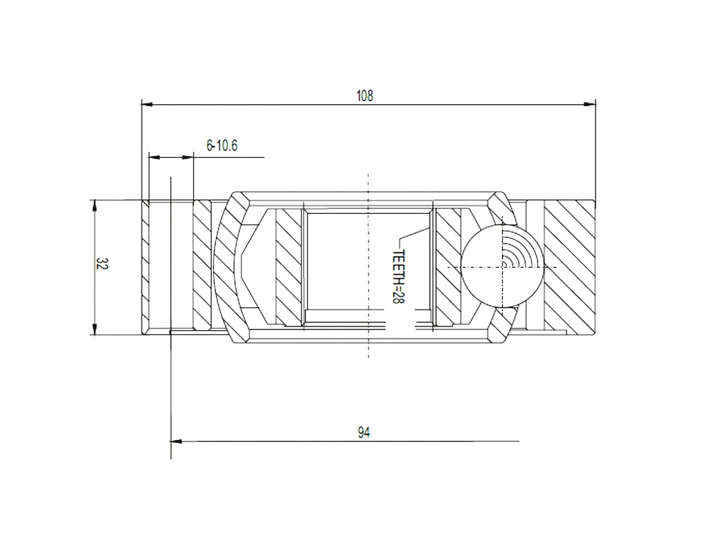 Jeu de joints, arbre de transmission A.Z. Meisterteile AZMT-43-030-1041