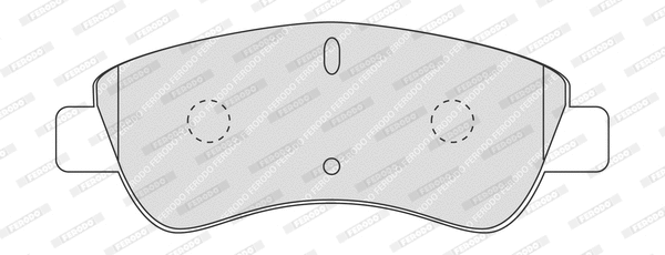 Kit de plaquettes de frein, frein à disque FERODO FDB1399B-D