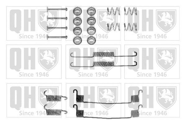 Kit d'accessoires, mâchoire de frein QUINTON HAZELL BFK222
