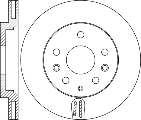 Disque de frein FIT FR1034V
