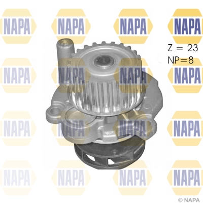 Pompe à eau, refroidissement du moteur NAPA NWP1023