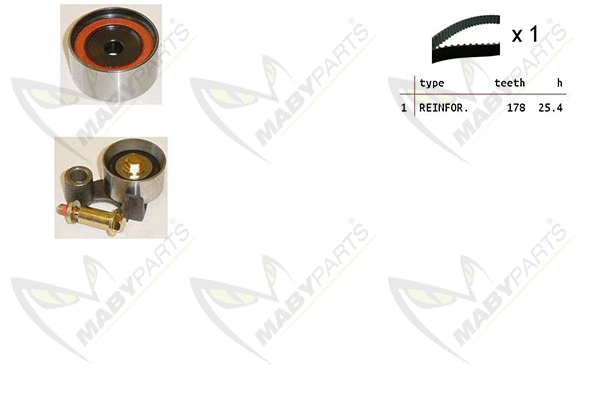 Kit de courroie crantée MABYPARTS OBK010352