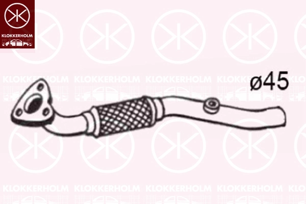 Silencieux central KLOKKERHOLM 50248632