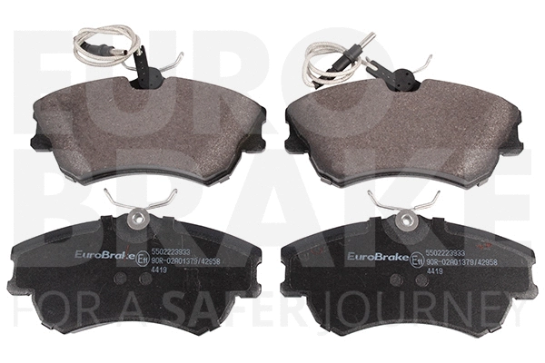 Kit de plaquettes de frein, frein à disque EUROBRAKE 5502223933