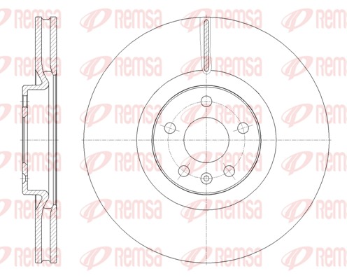 Disque de frein REMSA 61797.10