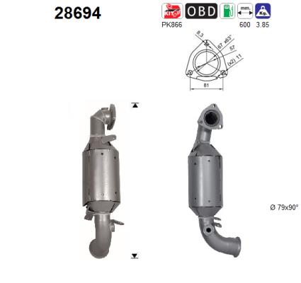 Catalyseur AS 28694