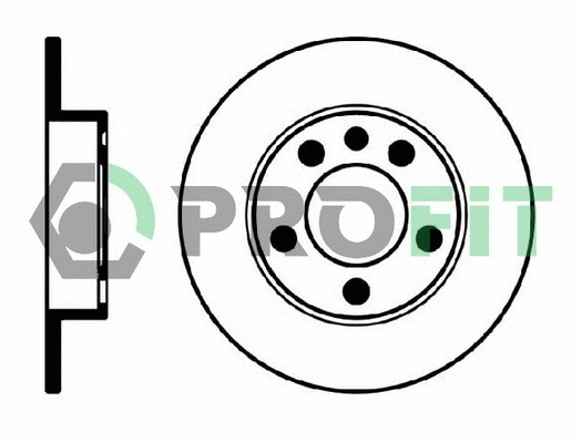Disque de frein PROFIT 5010-0929